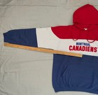 NHL Hockey Montreal Canadiens Red White and Blue Home Hooded Sweatshirt 2XLT — photo 6