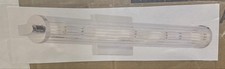 KICHLER Azores 32" Polished Nickel Bathroom Vanity Light with Clear Fluted Glass