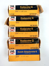 Vintage Kodak Kodacolor II  Ektachrome-X Color Film Cartridge C110-20 1970s