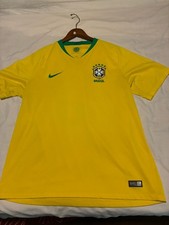 2018 Brazil Home Jersey 10 Neymar JR XL Nike Soccer World Cup kit