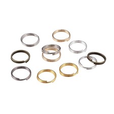 UK Split Rings Key Ring - 20mm 25mm 30mm 35mm - Pack 1 to 100 - keyring rounded