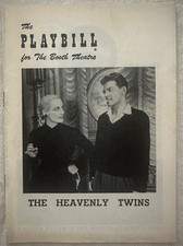 NY The Heavenly Twins 1955 Playbill Jean Pierre Aumont Faye Emerson