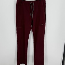 Figs Cairo Cargo Scrub Pants Burgundy Men  s Size XL