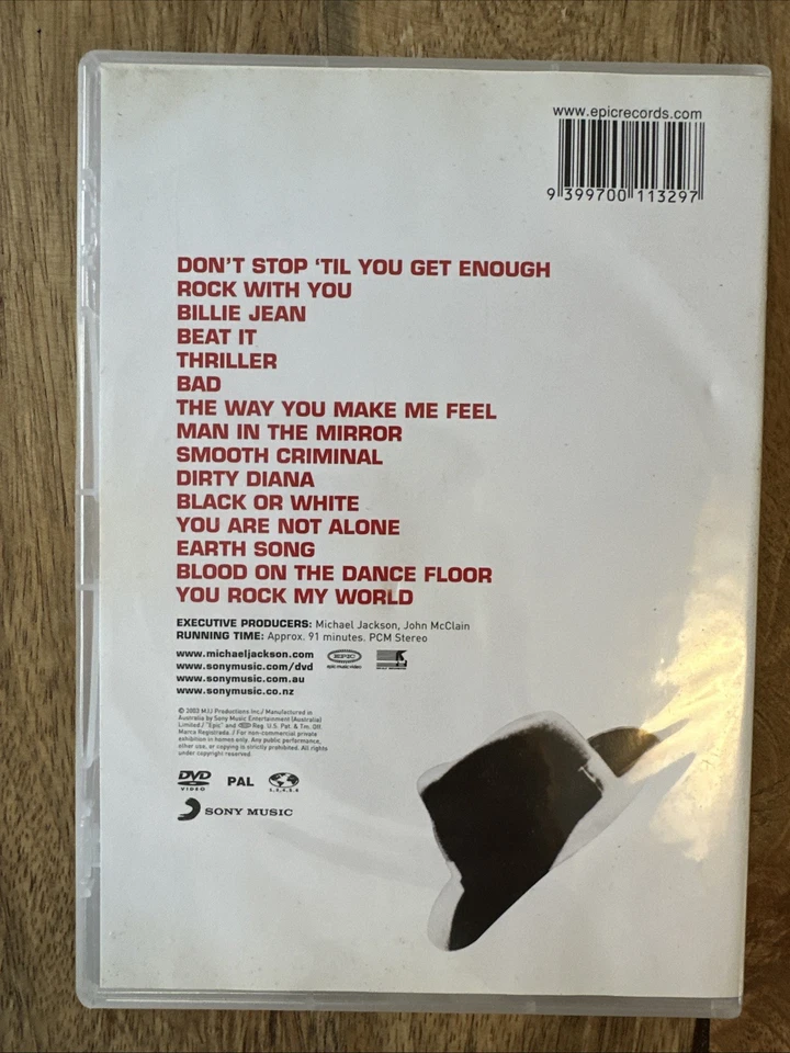 Michael Jackson number ones DVD 2003. - Image 2 of 2