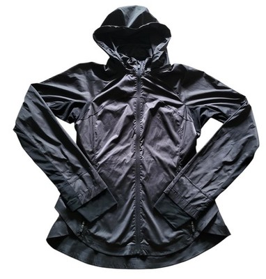 Lululemon  Goal Crusher Women's Black Jacket Size 8 Full Zip Hood