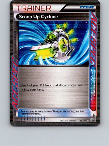 Scoop Up Cyclone 95/101 ACE SPEC Plasma Blast Pokemon Holo Lightly Played