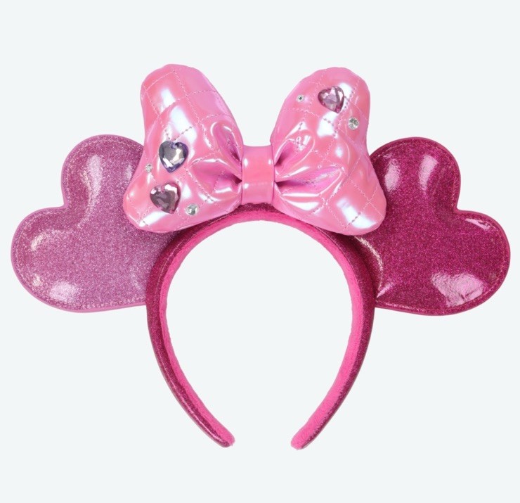 Tokyo Disney Minnie Heart Ears Headband Pink Pal-Palooza Funderland