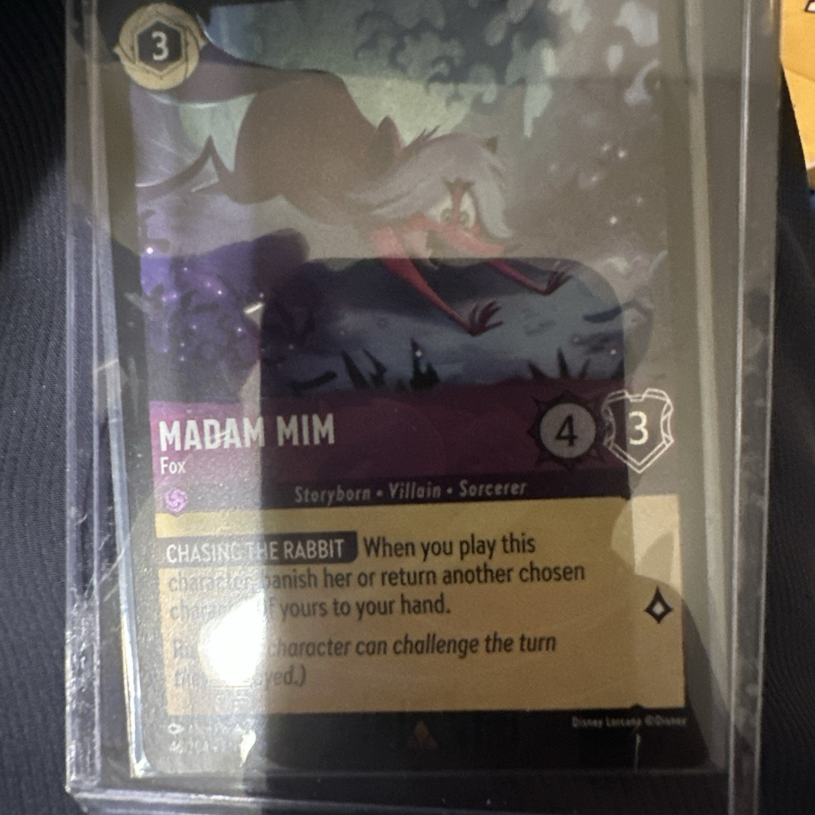 Disney Madam Mim Fox 46/204 Lorcana Rise of the Floodborn Cold Foil - NM/M