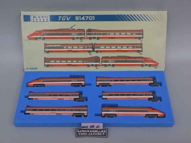 KATO TGV S14701 Nゲージ 鉄道模型 KATO French Railroad TGV S14701 N Scale Bullet Train Japan