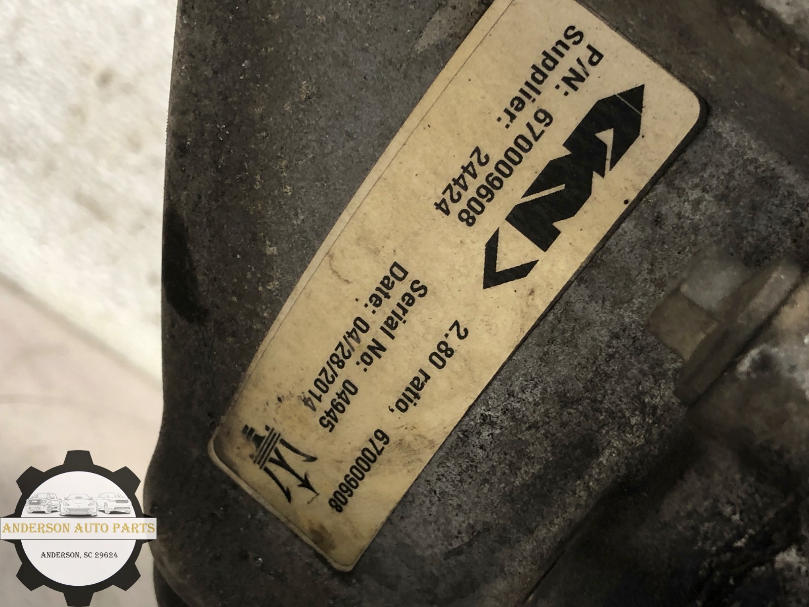 2014-2021 MASERATI QUATTROPORTE 3.0L REAR DIFFERENTIAL AXLE CARRIER OEM