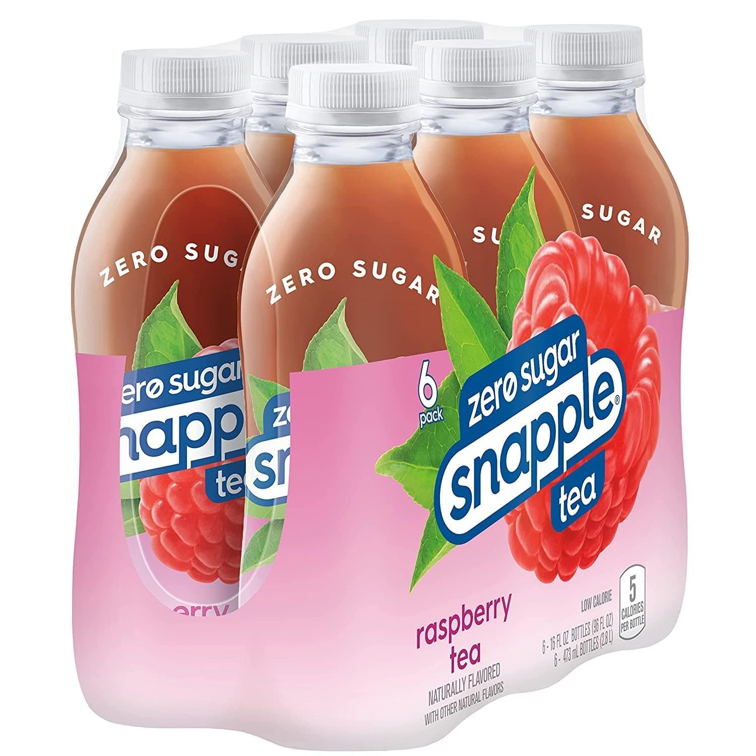 Diet Snapple Raspberry Tea, 6 bottles, 16 fl. oz. ea.