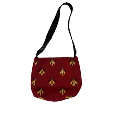 Erin Kaukas Designs Insect Bee Tapestry Shoulder Bag Indie Cottagecore Artisan