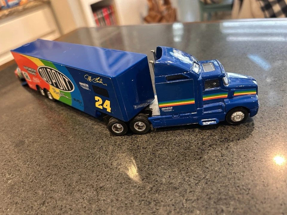 ¡¡¡Camión y coche de stock NASCAR RACING CHAMPIONS JEFF GORDON DUPONT RACING AÑOS 90!!!! Foto 2 de 3