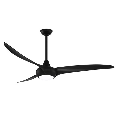 Minka Aire Light Wave 65 65" Ceiling Fan - Coal 3-Blade Remote Control - Picture 2 of 2