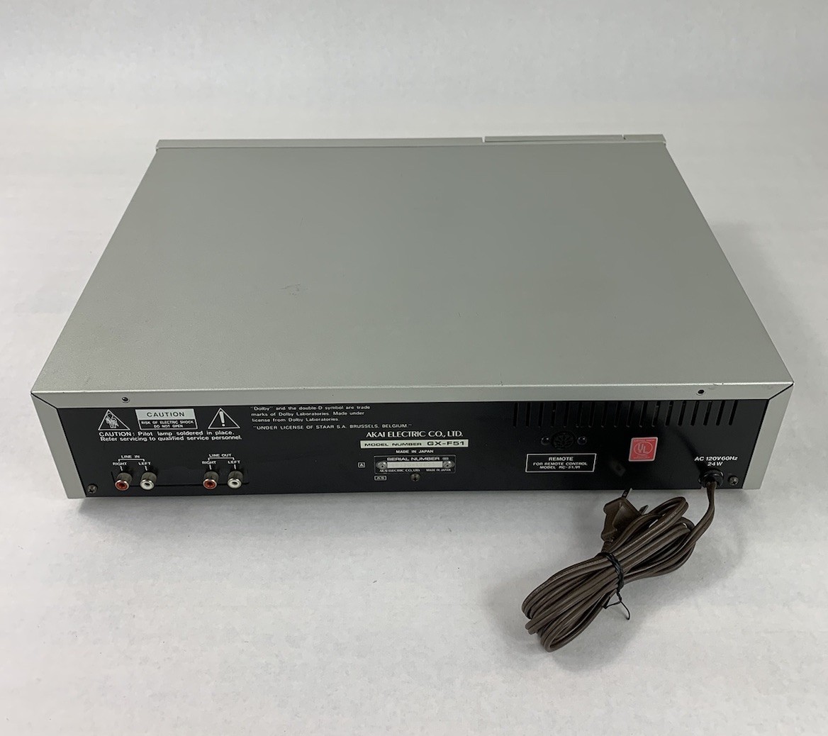 AKAI カセットデッキ　GX-F51 Akai GX-F51 Stereo Cassette Deck - Parts or Repair | eBay