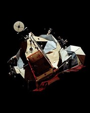 APOLLO 17 LUNAR MODULE IN SPACE PHOTOGRAPH PHOTO PRINT