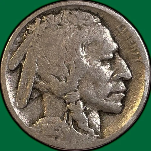 1915 Buffalo Nickel Very Good VG Coin #35799