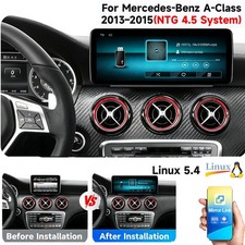 Mercedes A?Klasse NTG4.5 2013?2015 12,3 Zoll Linux Touchscreen mit CarPlay BT5.0