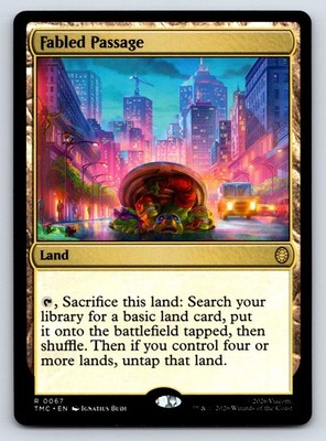 Fabled Passage MTG R Commander: Teenage Mutant Ninja Turtles 67 NM