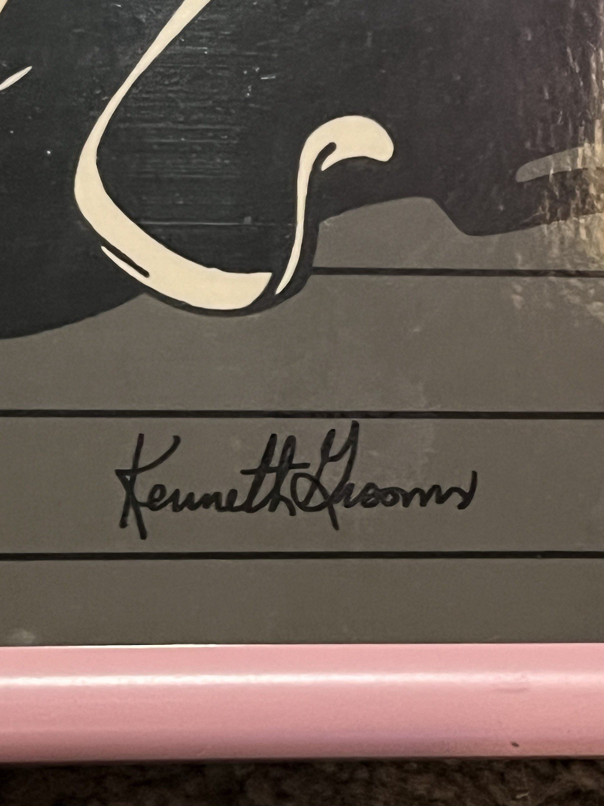 RARE 1982 KENNETH GROOMS LIMITED PRINT DANCE  ART 101 GOOD CONDITION FRAMED