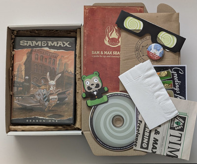 Sam & Max: Season One (2006) | Telltale Exclusive with Case File Items | VGC CIB