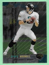 1999 Topps Finest Football Mark Brunell #71 Jaguars👍