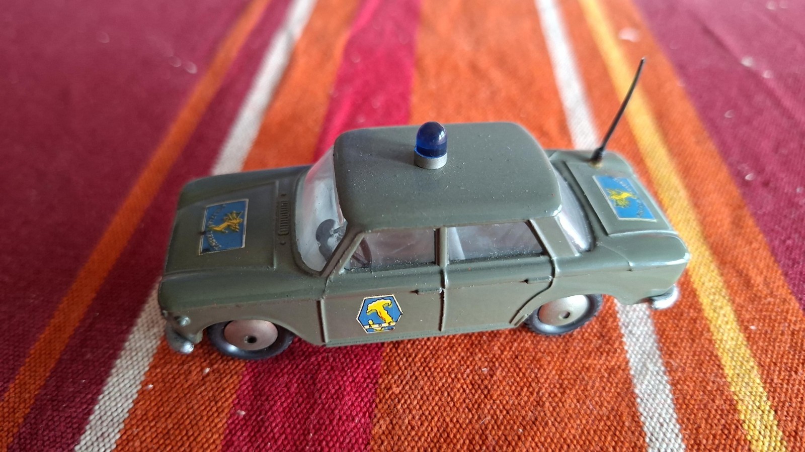 MERCURY 9 FIAT 1300 1500 Polizia VINTAGE DA COLLEZIONE CON ANTENNA