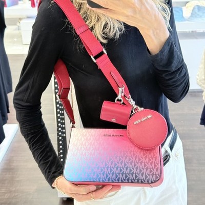 Michael Kors Jet Set Crossbody Bag W Case for Apple AirPods Pro