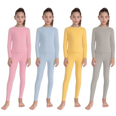 Unisex Kids Outfits Boys Set With Pants Suit Sleepwear Long Sleeves Sports Top