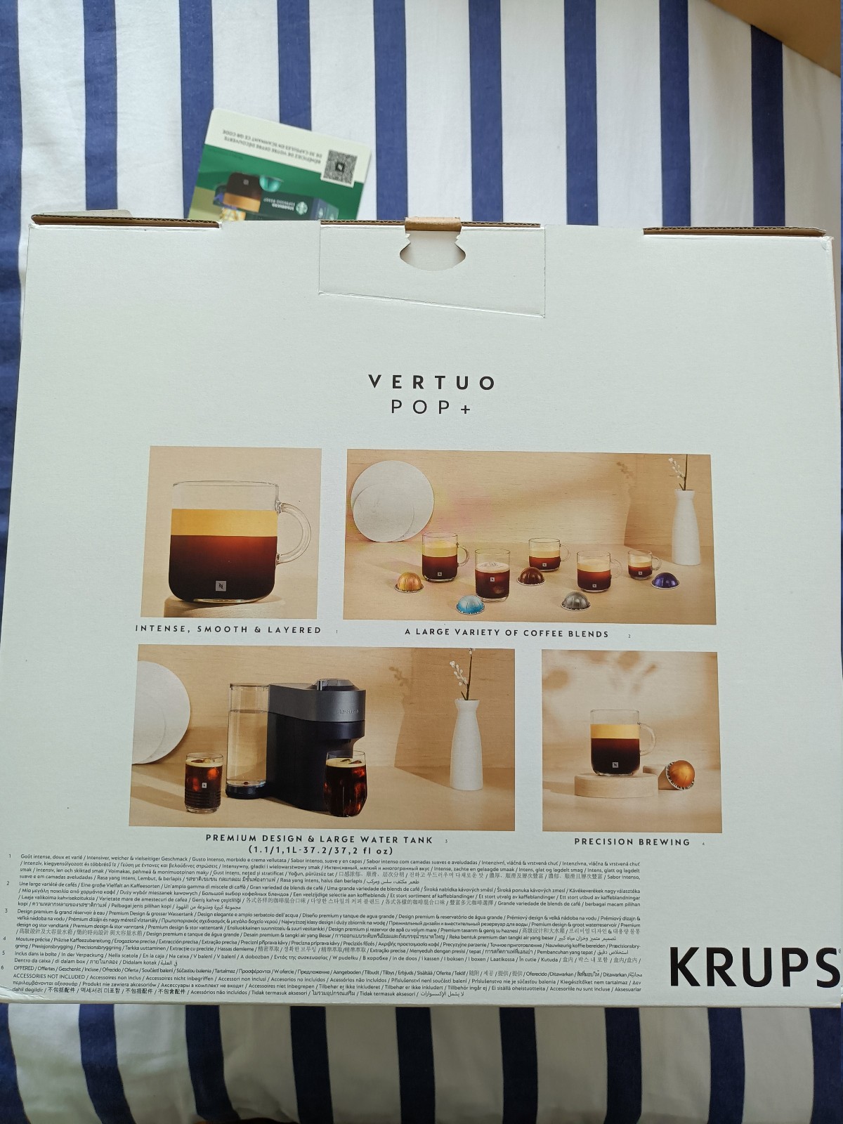 Nespresso KRUPS Vertuo POP + machine à café neuve avec set de capsules de dégustation - 2