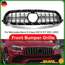 GT Panamericana Grill für Mercedes W213 E Klasse Silber Kühlergrill Frontgrill