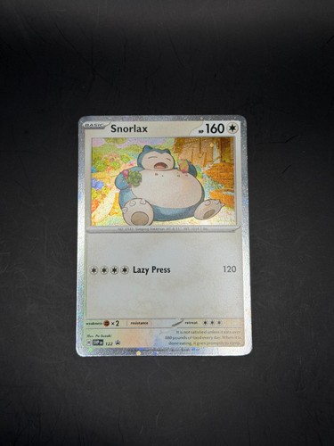 Snorlax 122 SVP Promo Scarlet & Violet Pokemon Near Mint