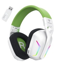 WESEARY WG1 Gaming-Headset mit Mikrofon, 2,4-GHz-Funk-Headset Noise Cancelling.