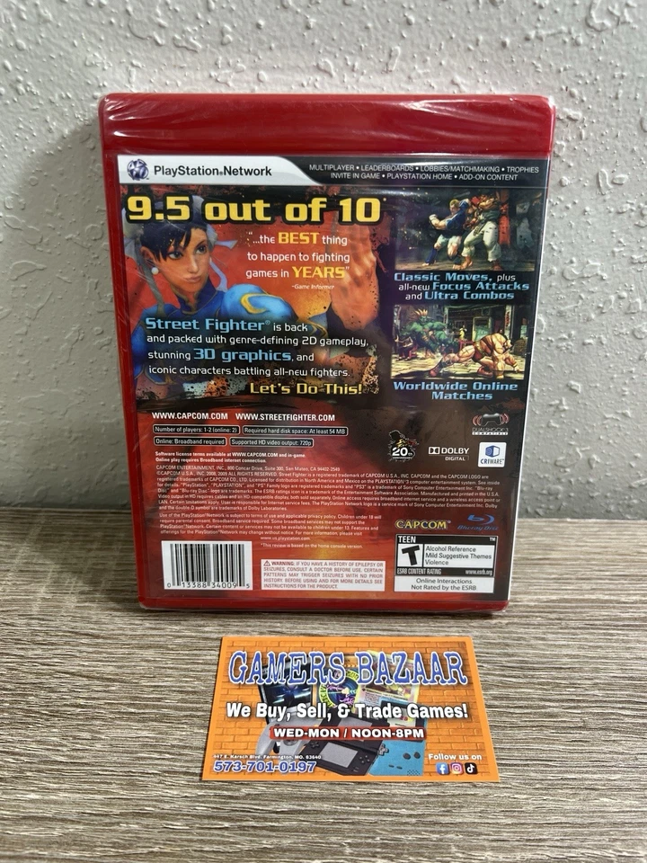 🌟 Street Fighter IV (Sony PlayStation 3 PS3, 2009) Brand New - Factory Sealed‼️ - Image 2 of 4