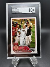 Seth Beer 2023 Topps Series 1 #105 Golden Mirror Image SSP SGC 10 DiamondBacks
