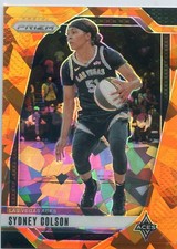2024 Panini Prizm WNBA SYDNEY COLSON #73 ORANGE ICE PRIZM ACES
