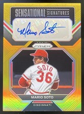 2023 Prizm Sensational Gold #SS-MS Mario Soto Auto /10