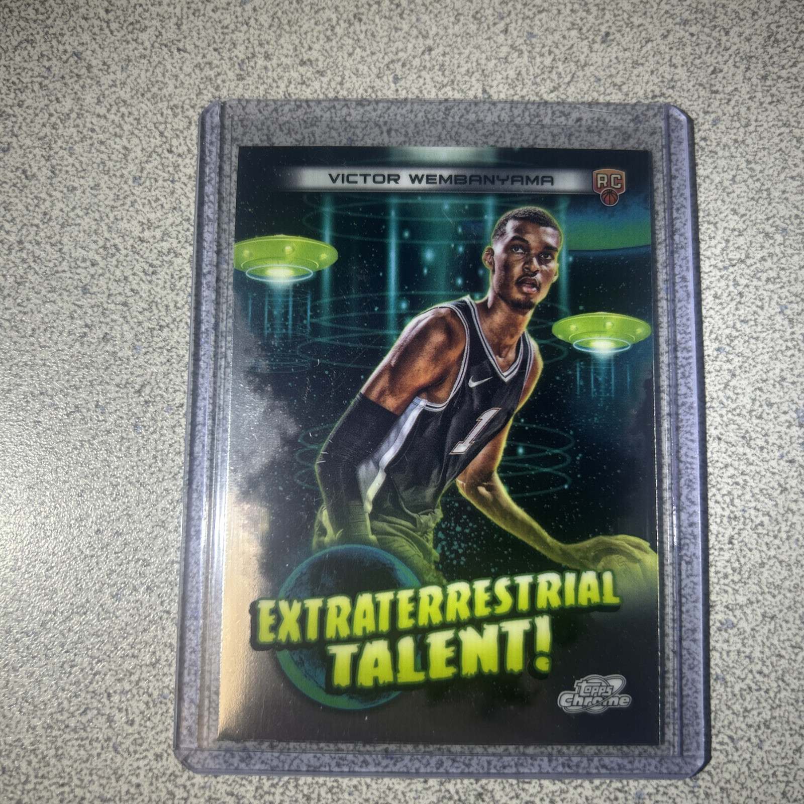 Victor Wembanyama Extraterrestrial Talent RC 2023-24 Topps Chrome Cosmic Spurs