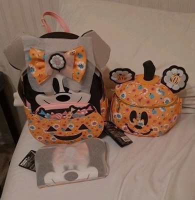Loungefly Disney Halloween Minnie Mouse Pumpkin Mini  display picture 2