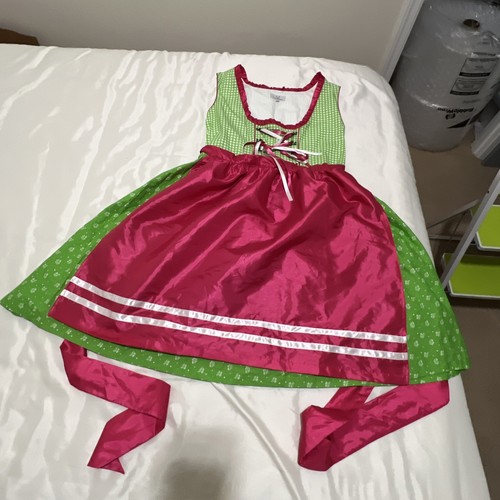 WALDSCHUTZ Dirndl Trachtenschürze Oktoberfest Austria Trachten Germany Bayern Gr. L