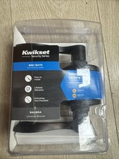 Kwikset Balboa Privacy Door Handle w/ Lock Venetian Bronze w/ Microban Tech