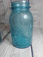 Vintage Glass Ball Perfect Mason Quart Jar
