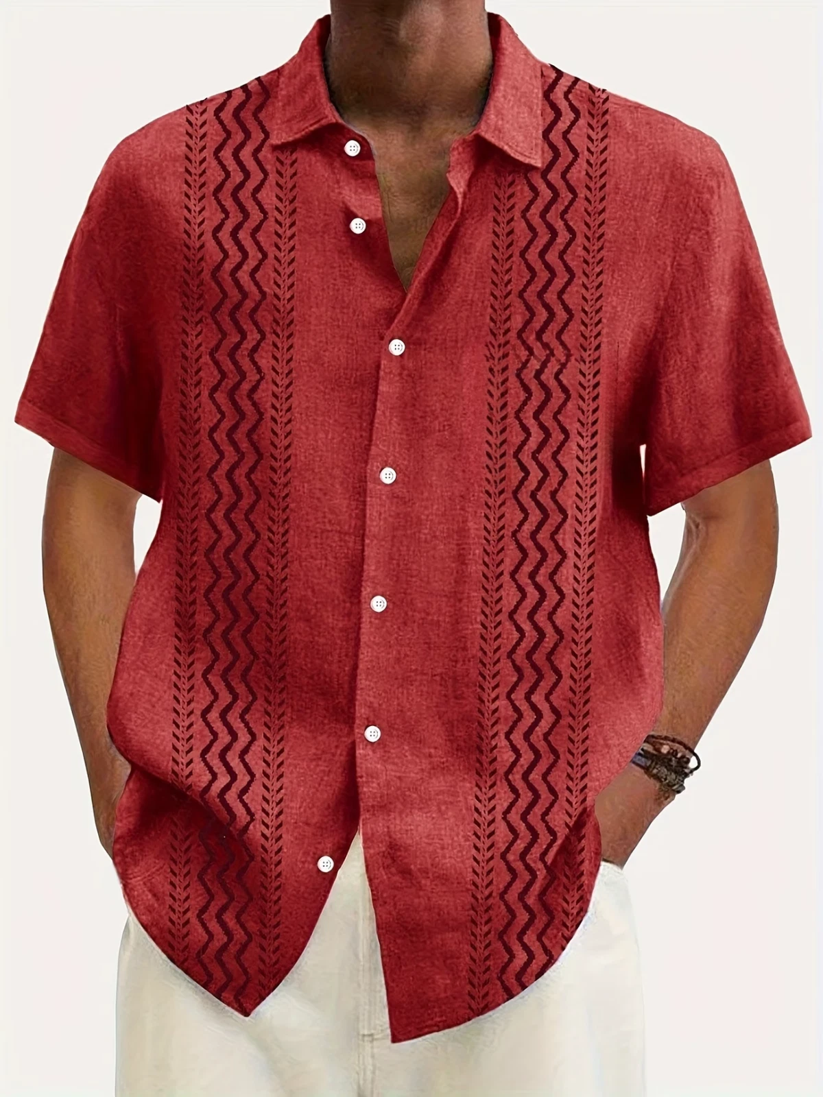 Men's Guayabera Cuban Beach BIG 3XL Button Up Casual Dress Shirt TROPICAL
Opens in a new window or t