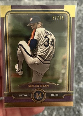 2019 Topps Museum Collection - Nolan Ryan #43 Amethyst /99