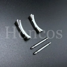 20 MM CUSTOM STRAP END LINK FITS FOR ROLEX DAYTONA GMT II SUB EXPLORER WATCH SIL