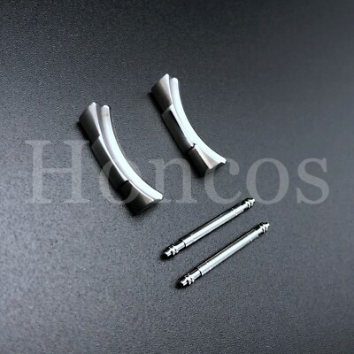20 MM CUSTOM STRAP END LINK FITS FOR ROLEX DAYTONA GMT II SUB EXPLORER WATCH SIL