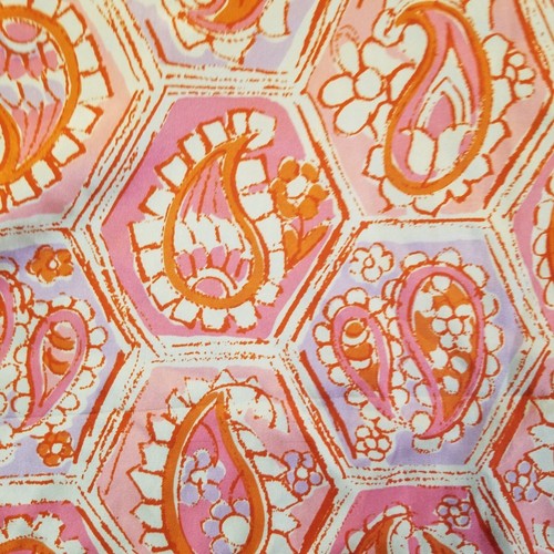 Vera Neumann Womens Scarf Vintage Bohemian Paisley Retro Chic Statement MOD 60s - Picture 6 of 11