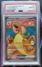 Pokemon CHARIZARD EX Ultra Rara 151 Ita PSA 10 Italian 183/165 Rare ITALIANO