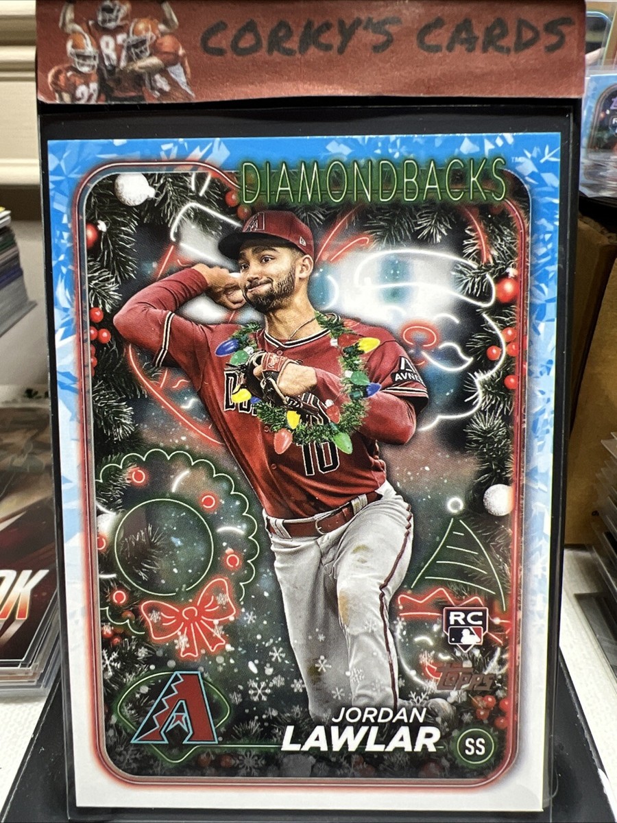 Jordan Lawler 2024 Topps Holiday Wreath Image Variation