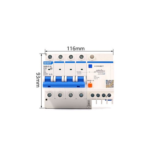 AC Circuit Breaker With Leakage Protection 1P+N/2P/3P/3+N/4P Pole MCB 6A-63A PC - Picture 14 of 54